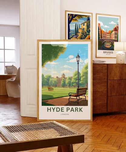 Hyde Park Travel Poster