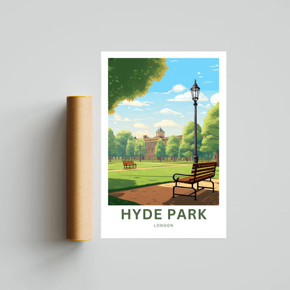 Hyde Park Travel Poster