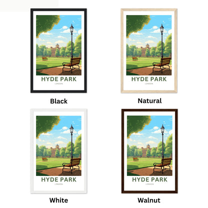Hyde Park Travel Poster
