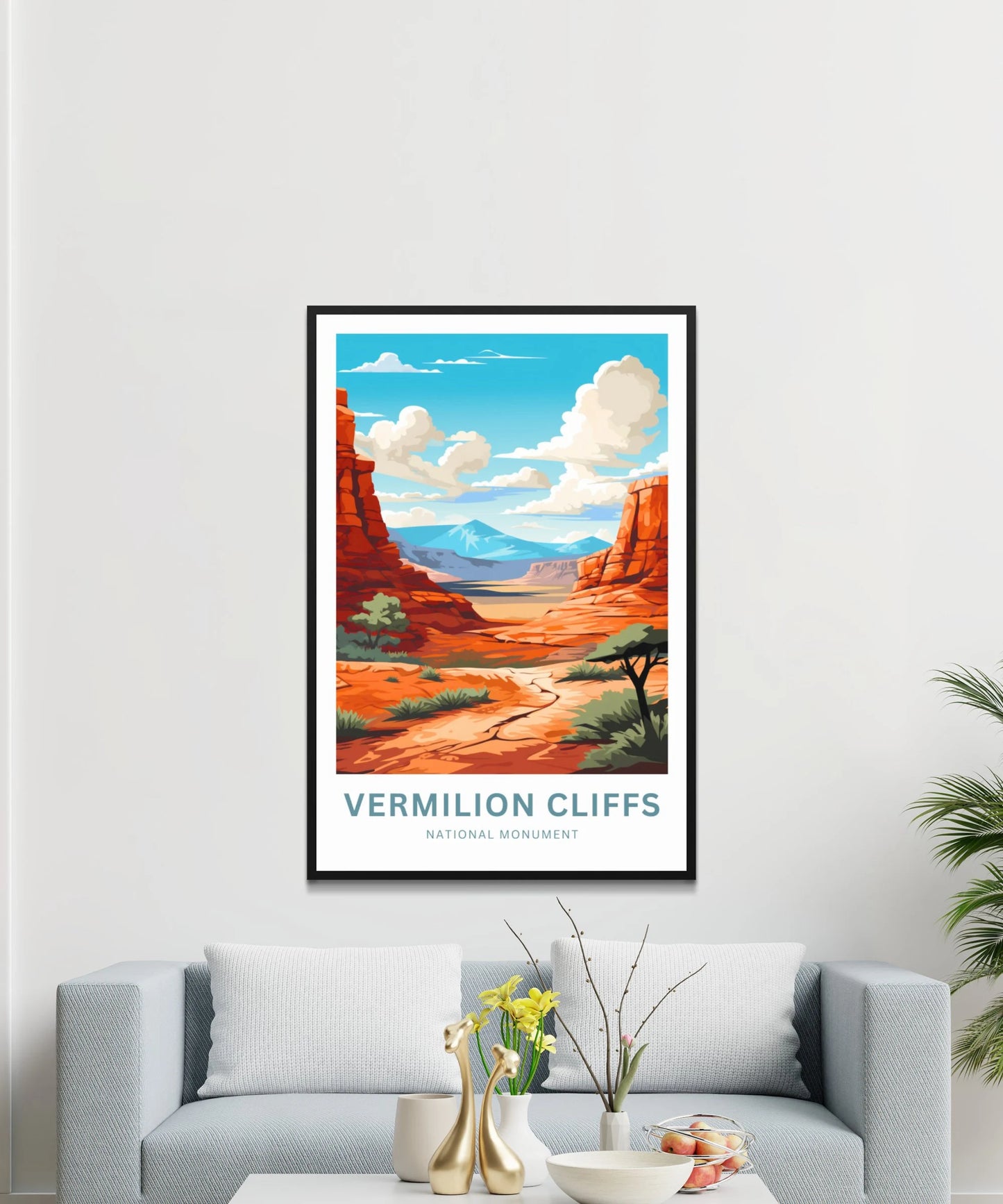 Vermilion Cliffs Travel Poster