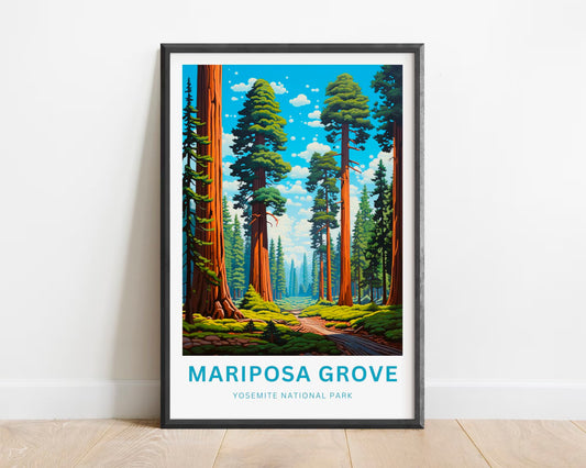 Mariposa Grove Travel Poster