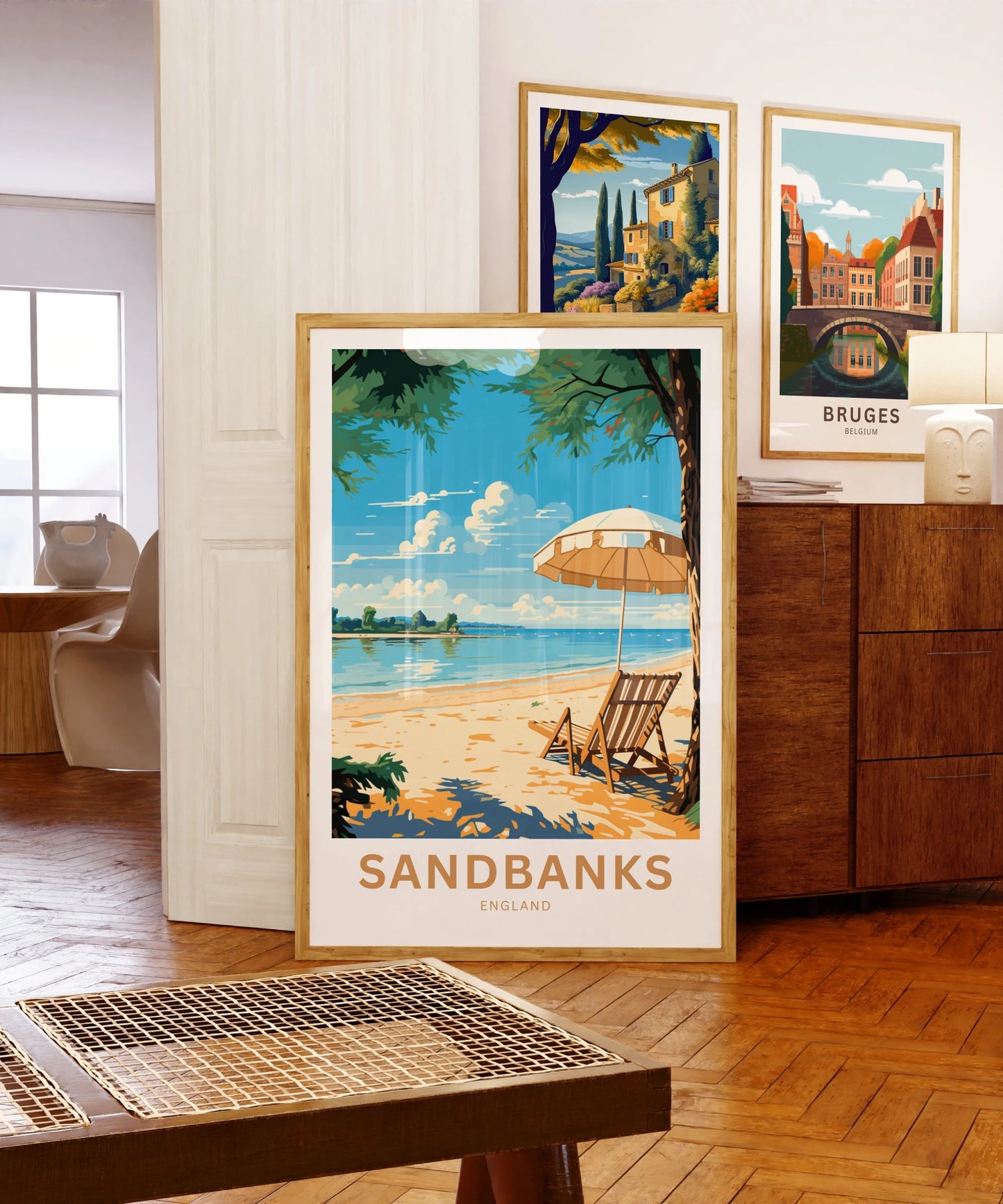 Sandbanks Travel Poster