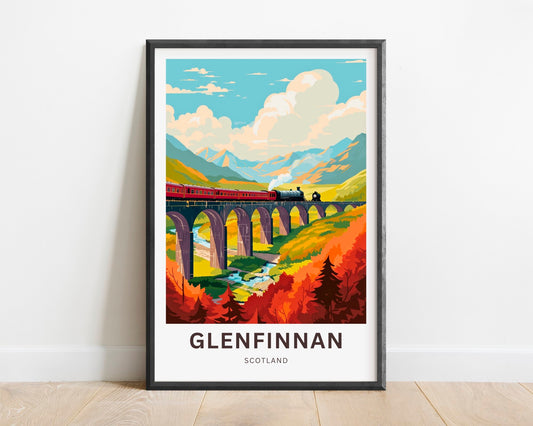 Glenfinnan Travel Poster