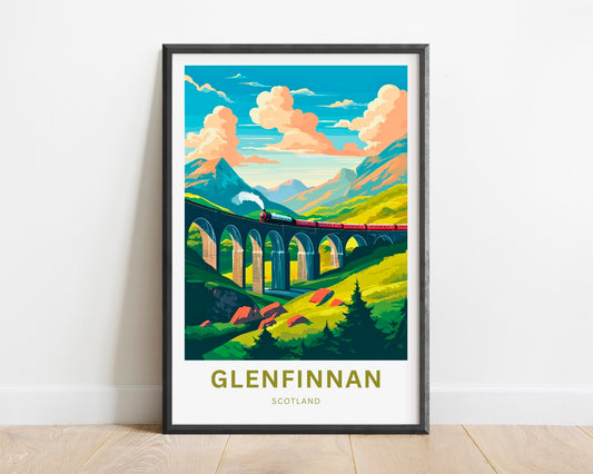 Glenfinnan Travel Poster