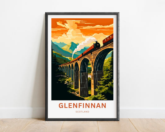 Glenfinnan Travel Poster