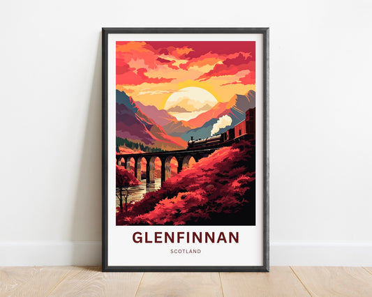 Glenfinnan Travel Poster