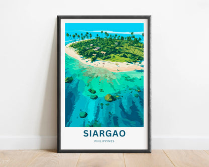 Siargao Island Travel Poster