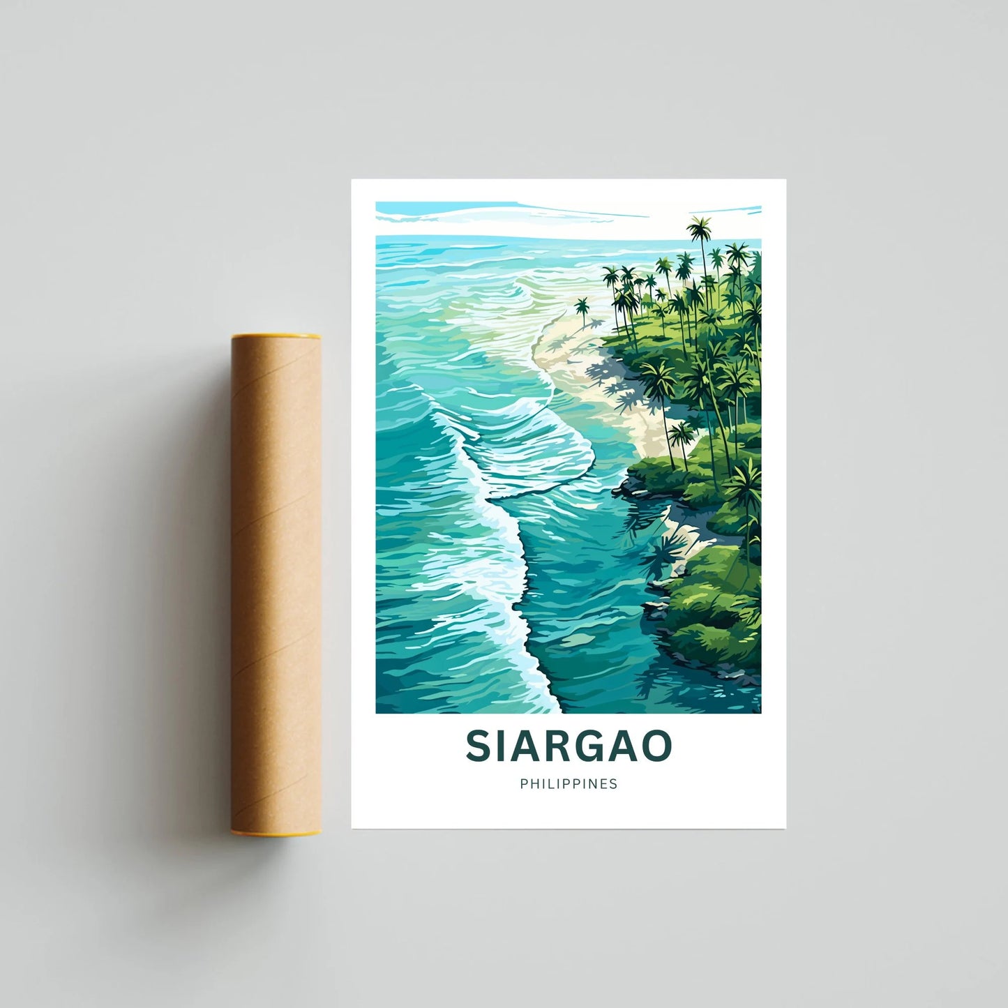 Siargao Island Travel Poster