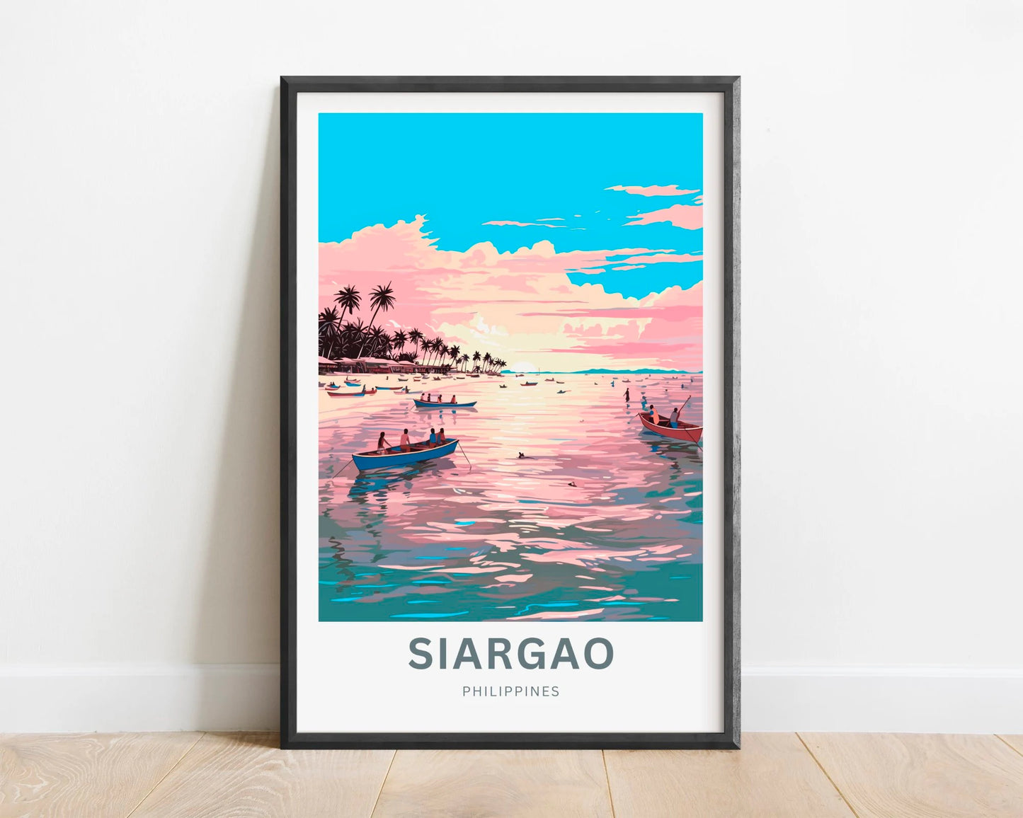 Siargao Island Travel Poster