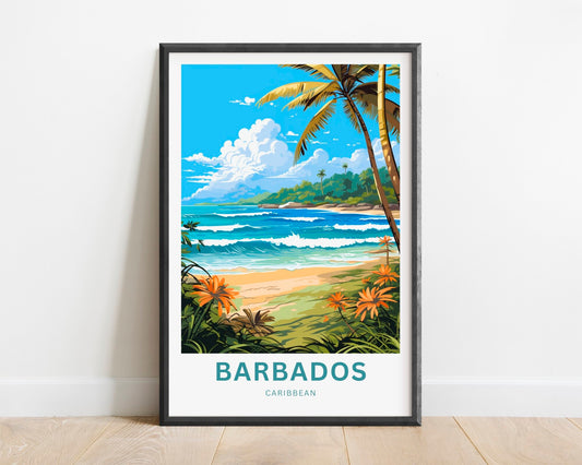 Barbados Travel Poster