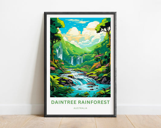 Daintree Rainforest Travel Poster