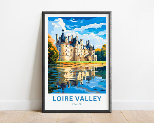 Loire Valley Travel Poster