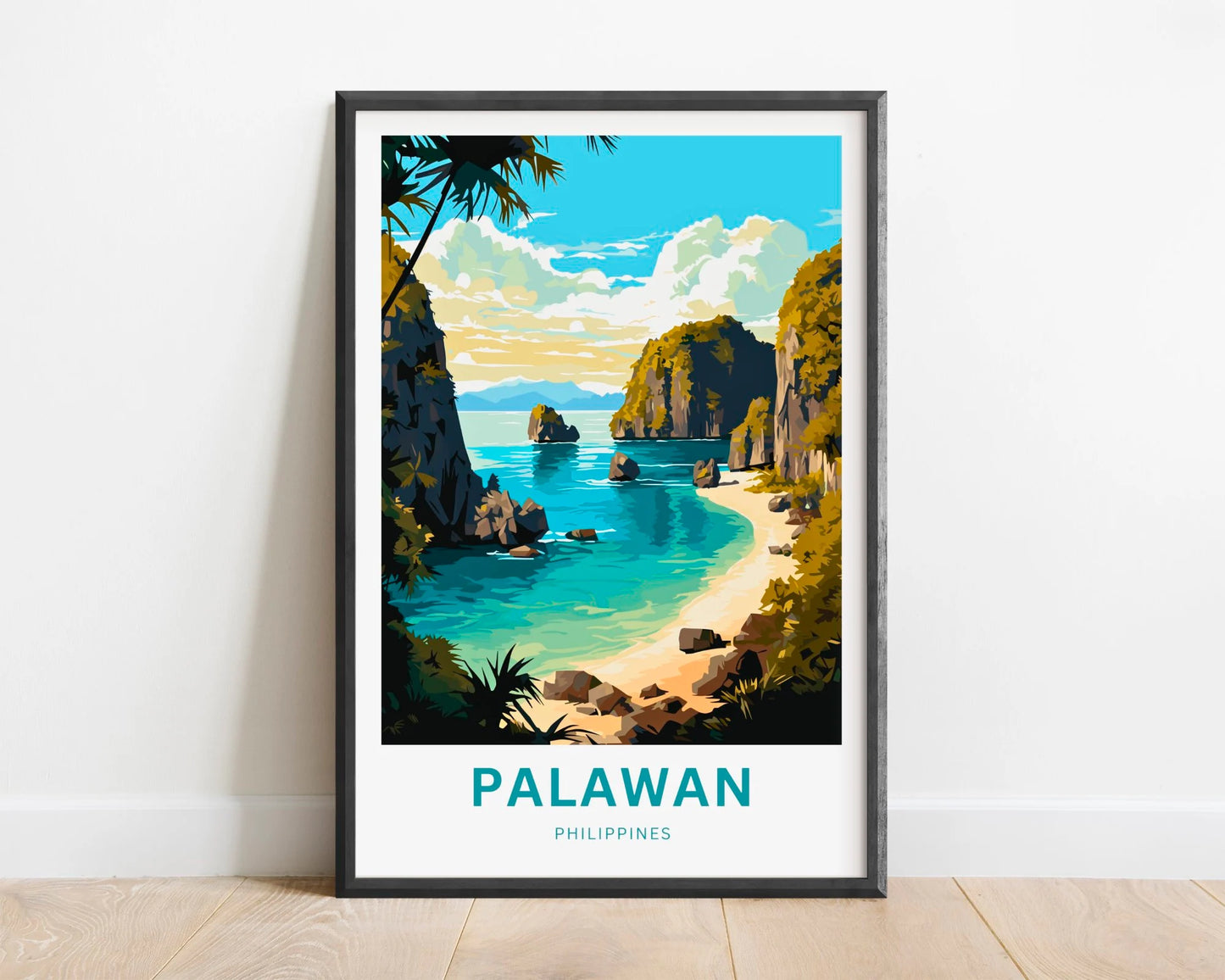 Palawan Travel Poster