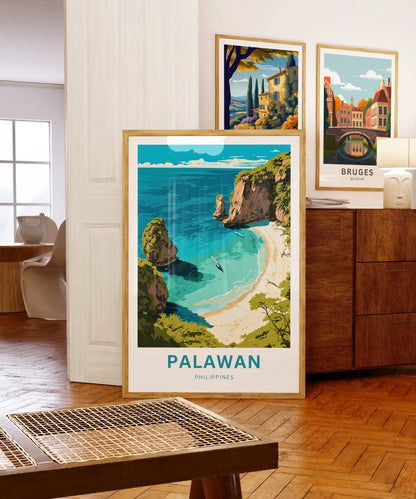 Palawan Travel Poster