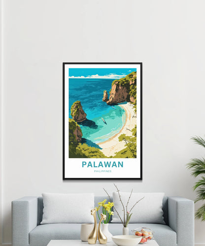 Palawan Travel Poster