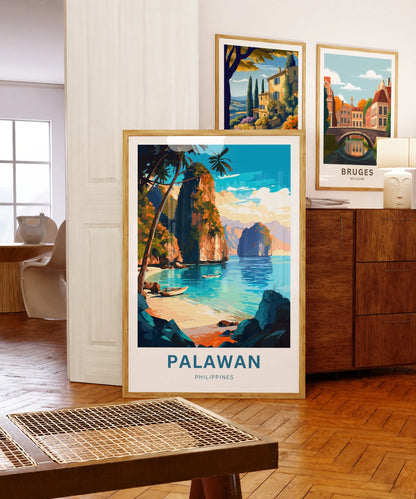 Palawan Travel Poster