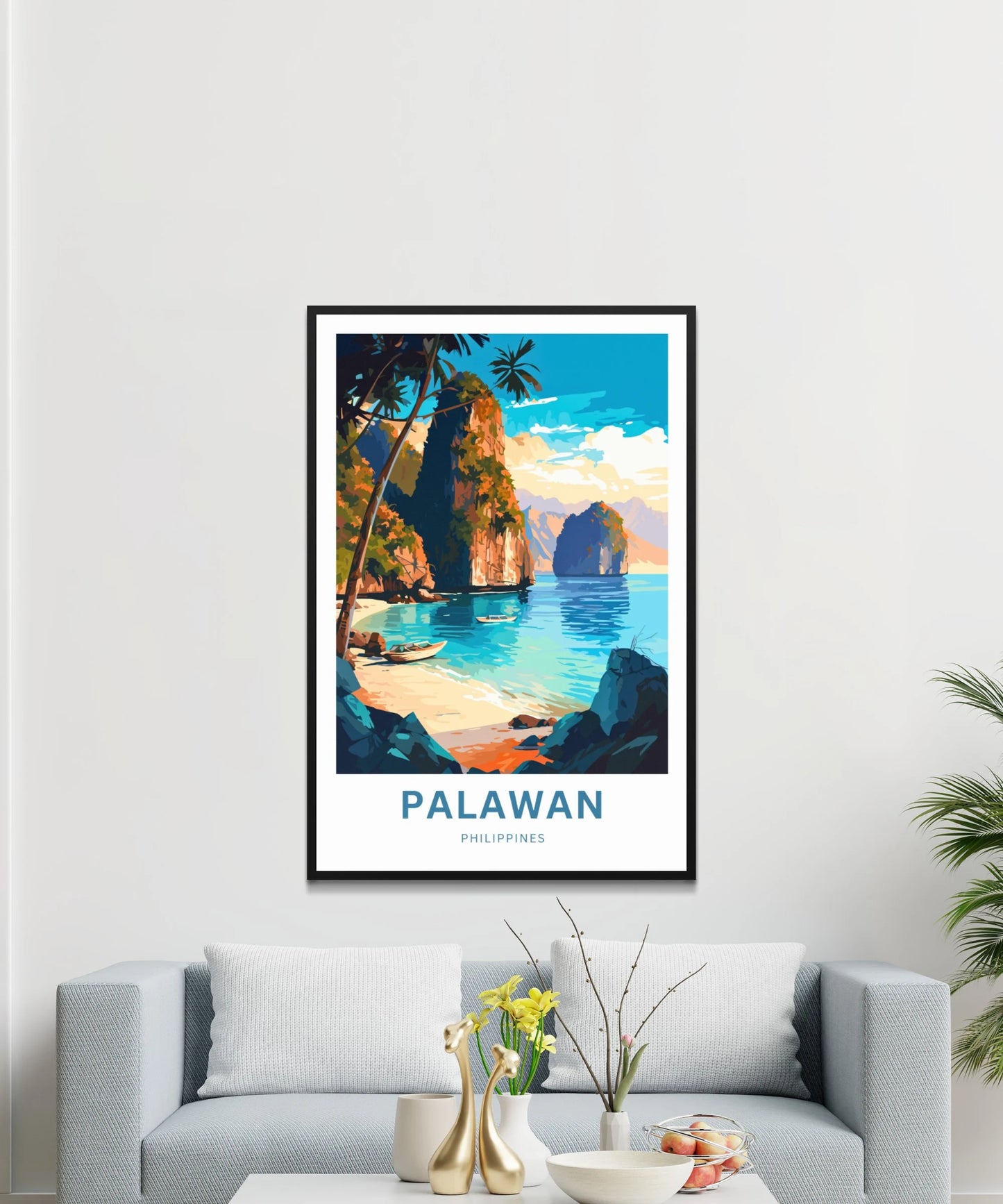 Palawan Travel Poster