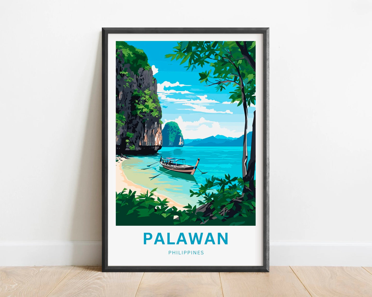 Palawan Travel Poster