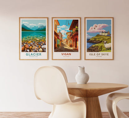 Vigan Travel Poster