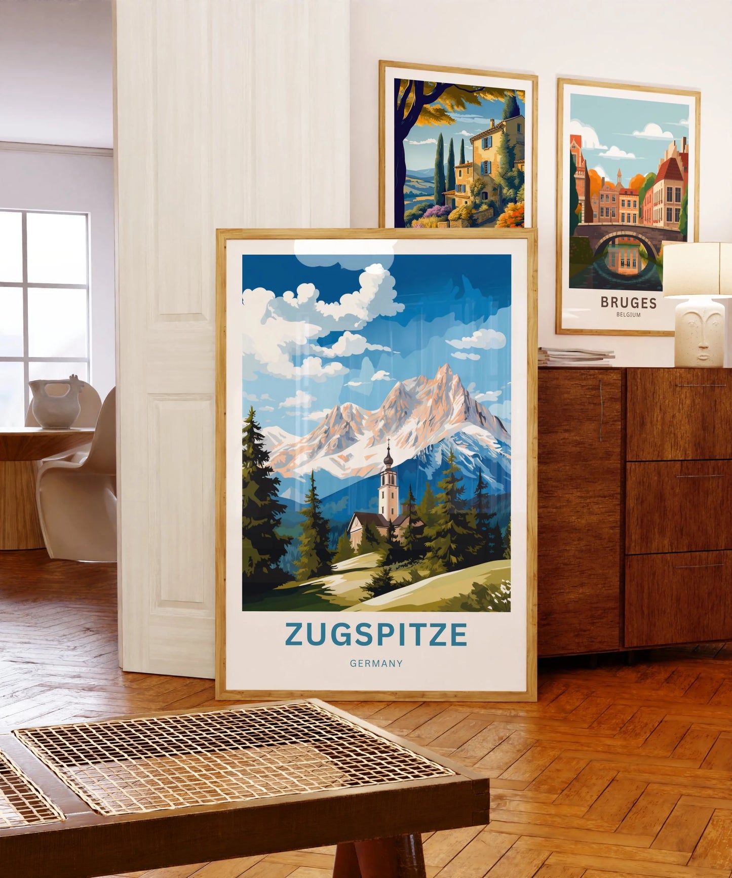 Zugspitze Travel Poster