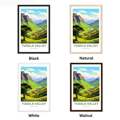 Tugela Valley Travel Poster