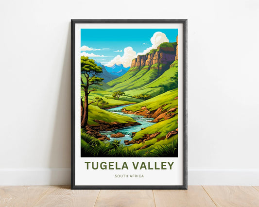 Tugela Valley Travel Poster