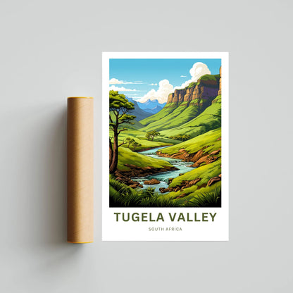 Tugela Valley Travel Poster