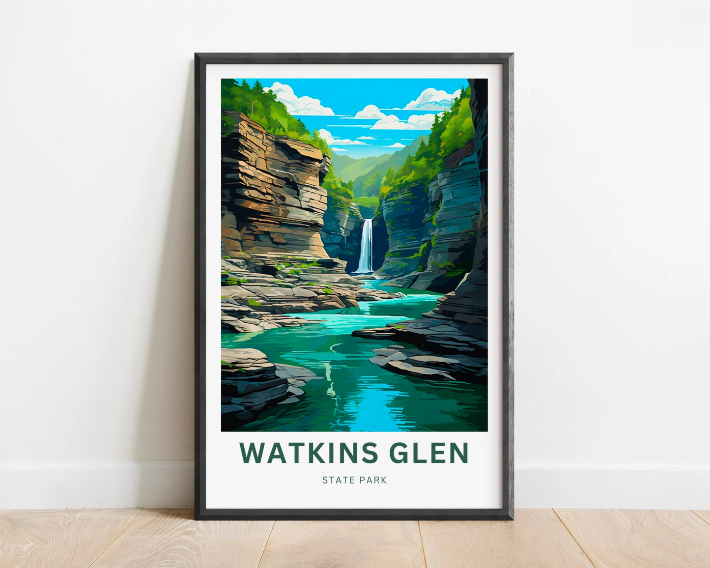 Watkins Glen Travel Poster