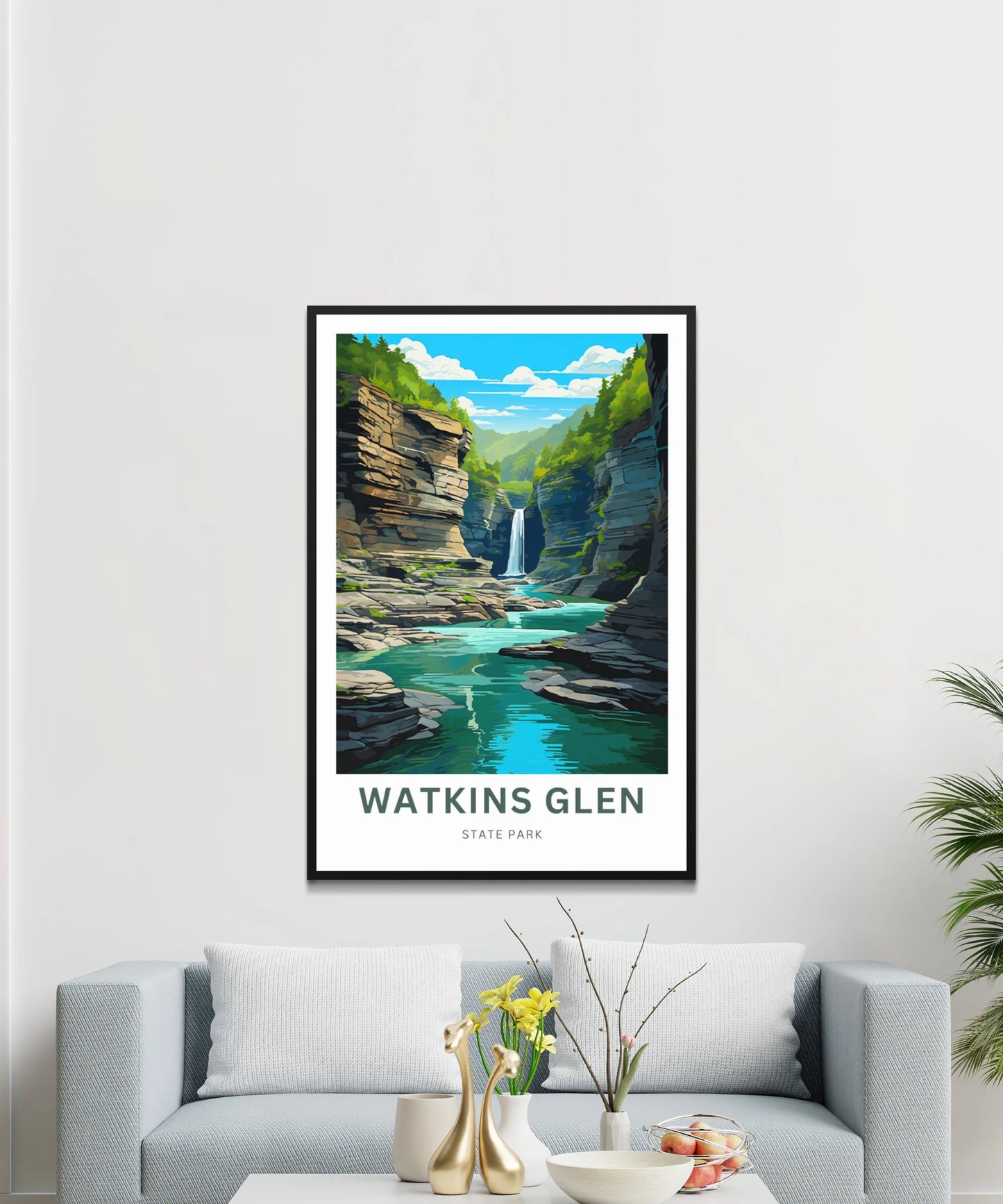 Watkins Glen Travel Poster