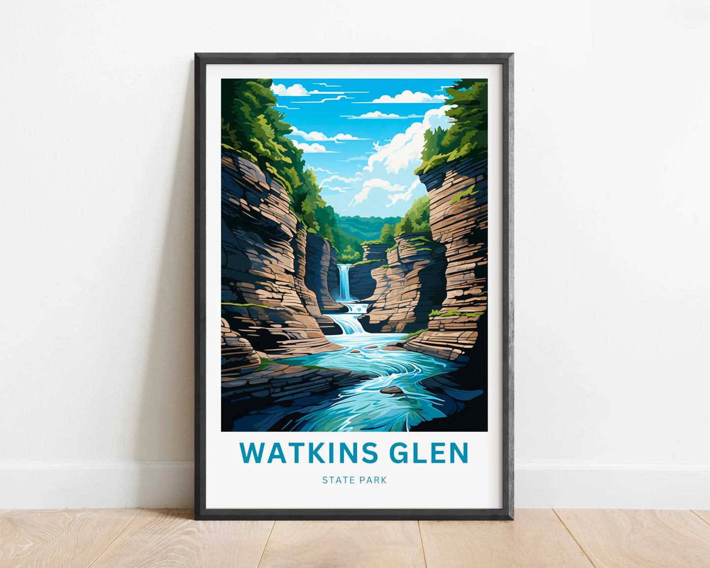 Watkins Glen Travel Poster