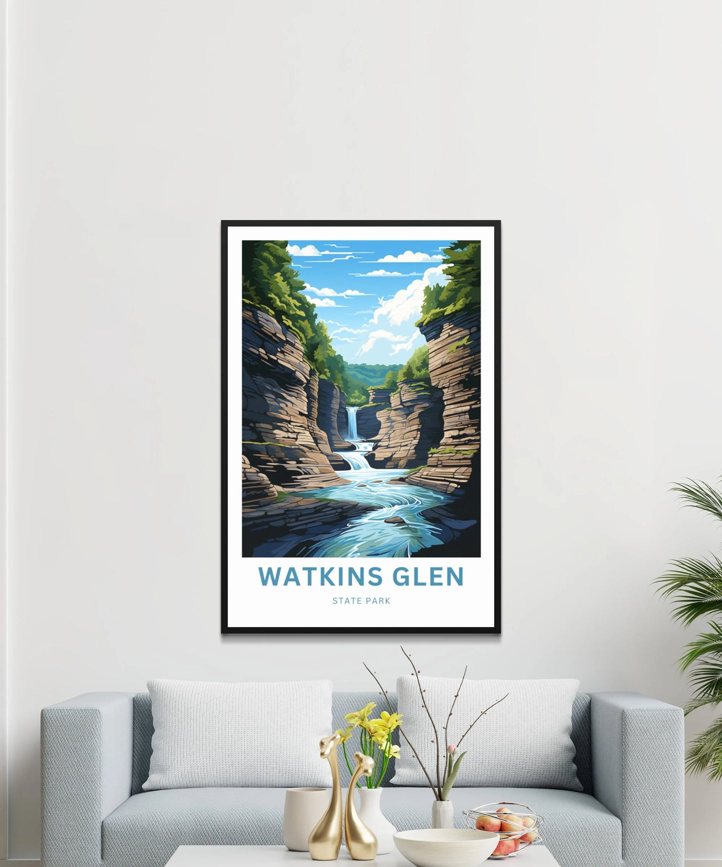 Watkins Glen Travel Poster