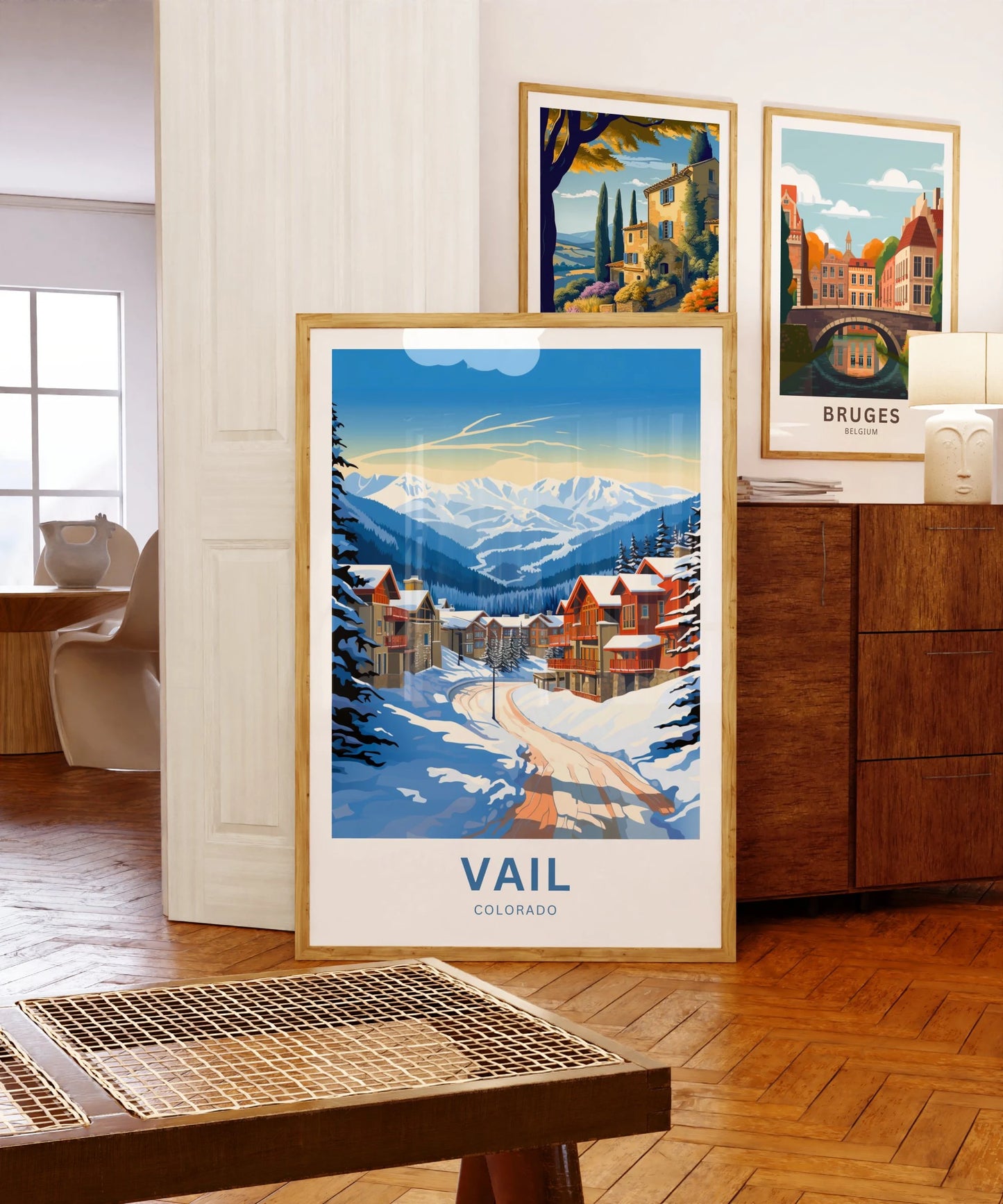 Vail Ski Resort Travel Poster