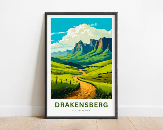 Drakensberg Travel Poster