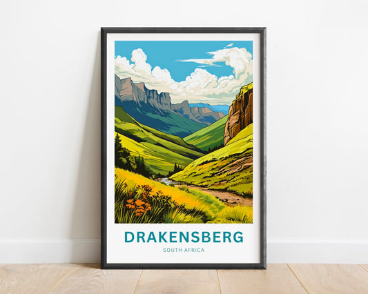 Drakensberg Travel Poster