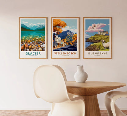 Stellenbosch Travel Poster