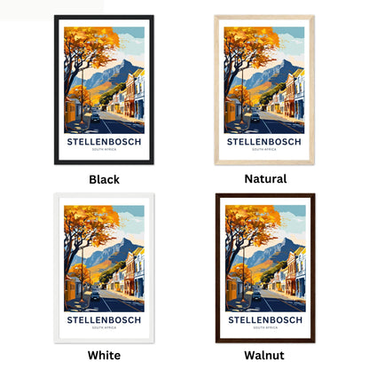 Stellenbosch Travel Poster