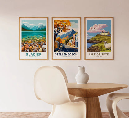 Stellenbosch Travel Poster