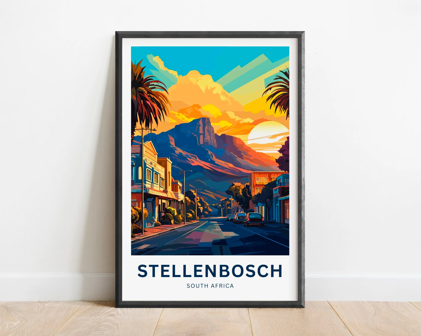 Stellenbosch Travel Poster