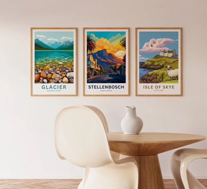 Stellenbosch Travel Poster