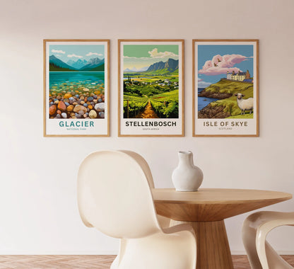 Stellenbosch Travel Poster