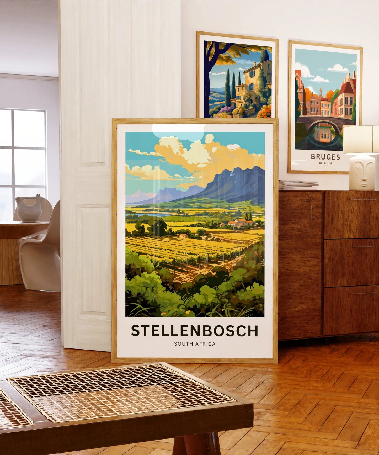 Stellenbosch Travel Poster