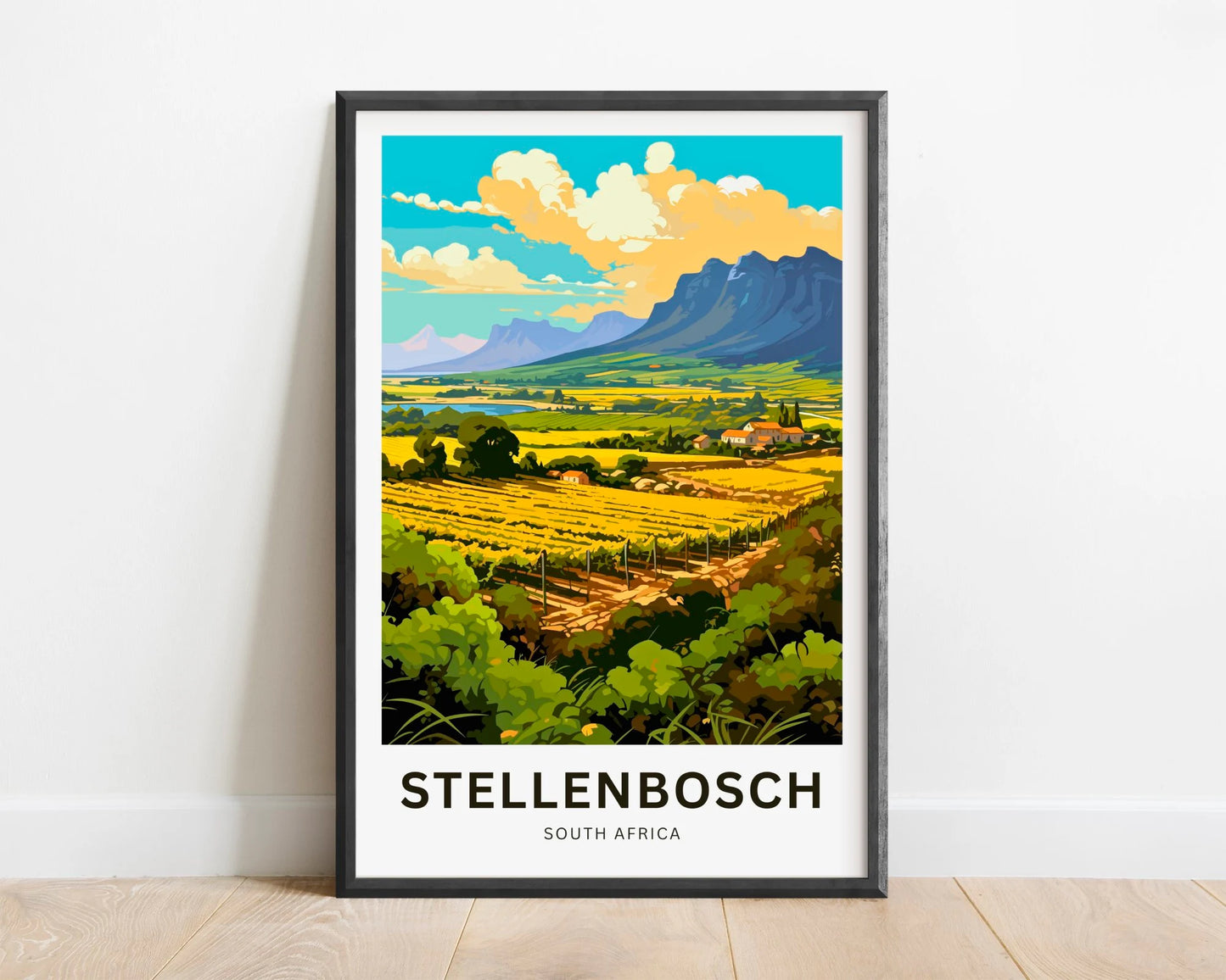 Stellenbosch Travel Poster