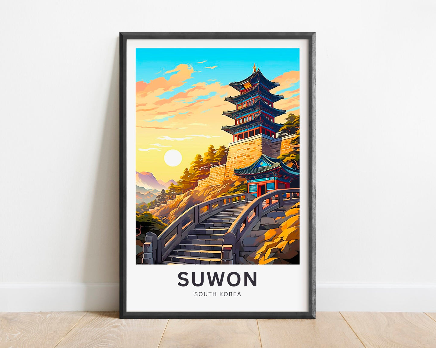 Suwon Travel Poster