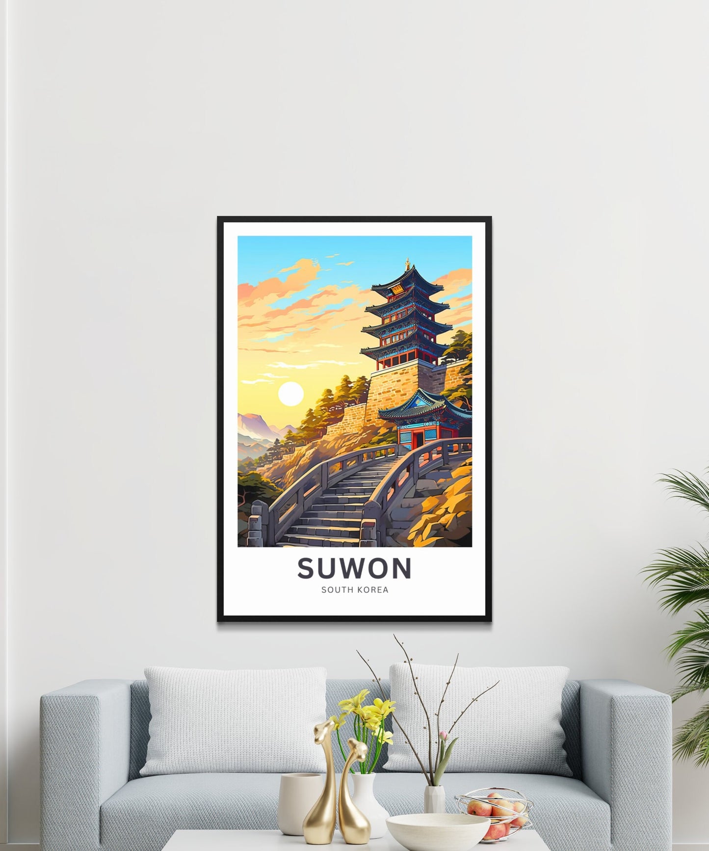 Suwon Travel Poster