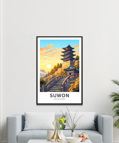 Suwon Travel Poster