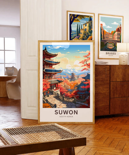 Suwon Travel Poster