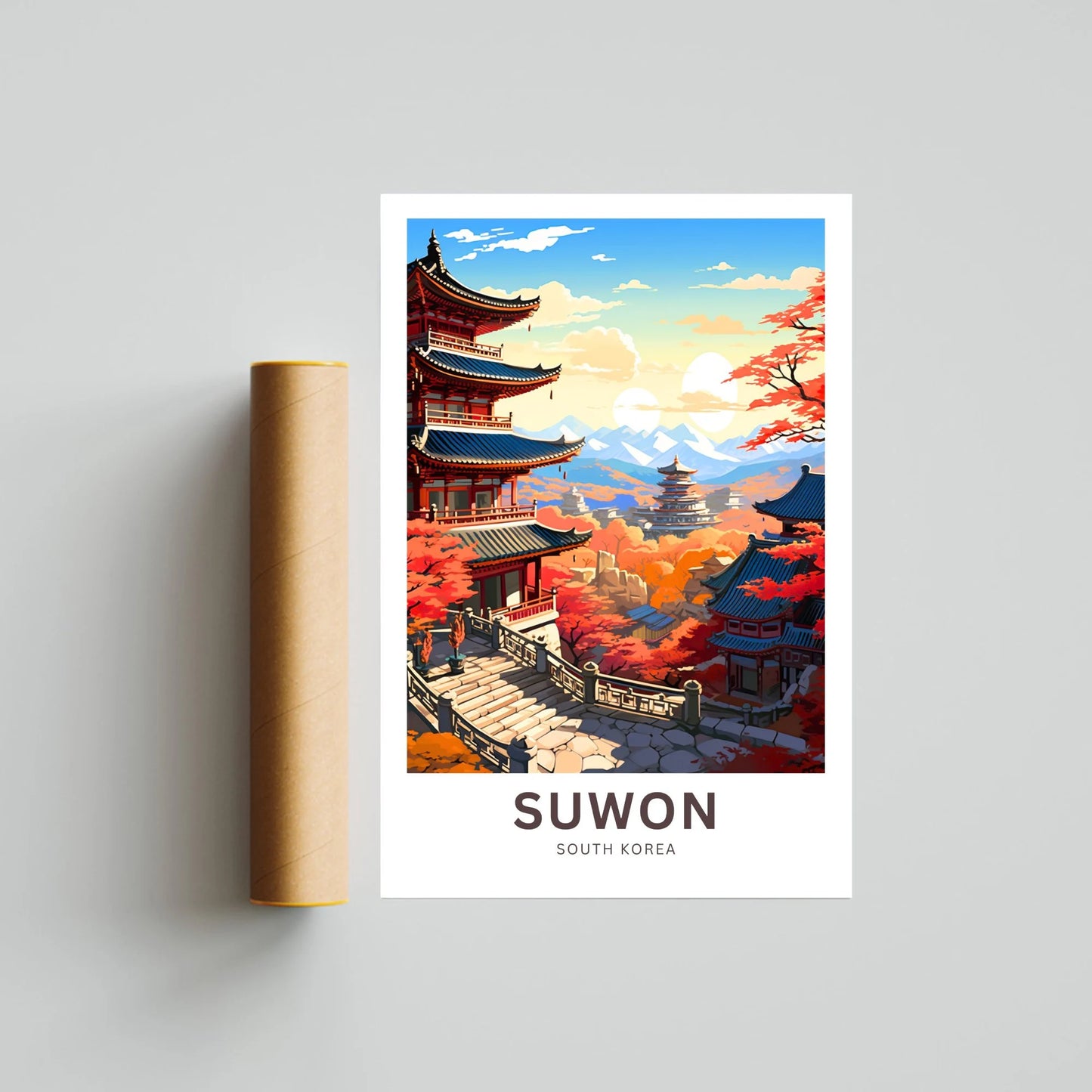 Suwon Travel Poster