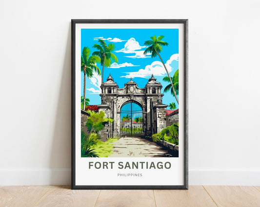 Fort Santiago Travel Poster