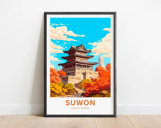 Suwon Travel Poster