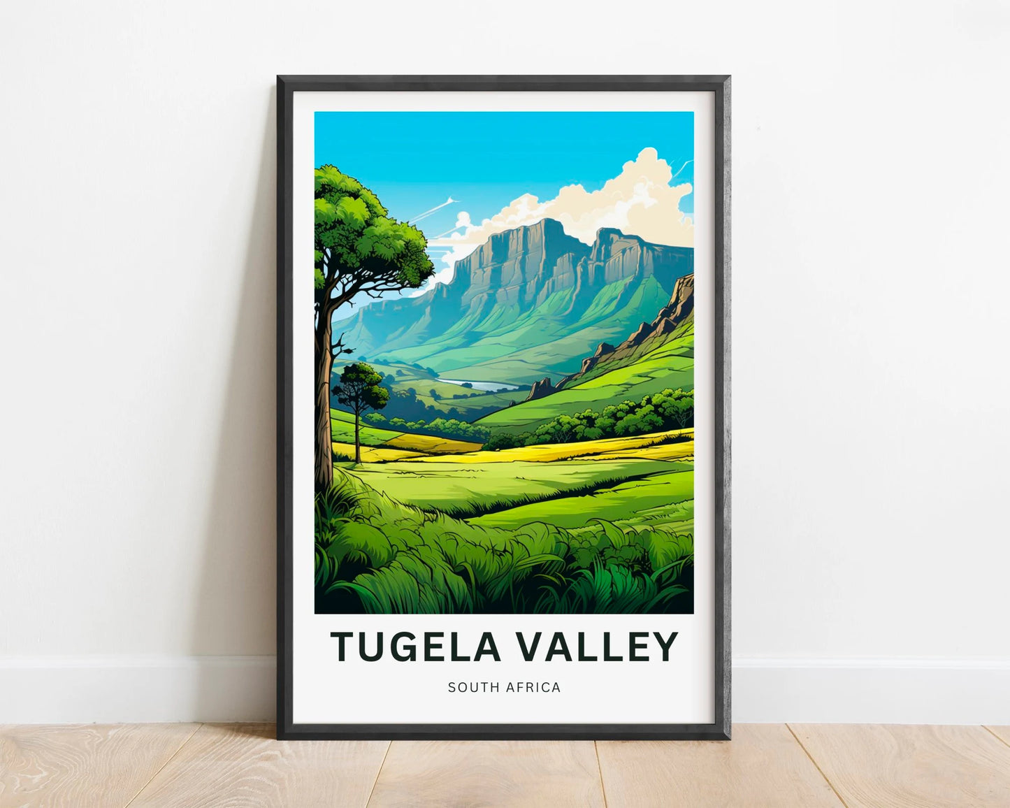 Tugela Valley Travel Poster